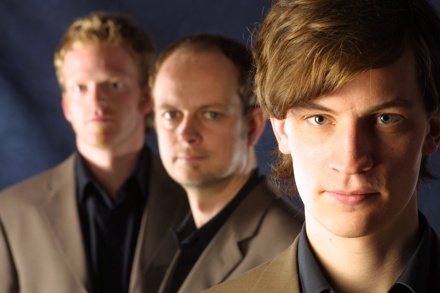 Bandfoto TAUT 2004: Tom Zielen, wena und Tim Meyer